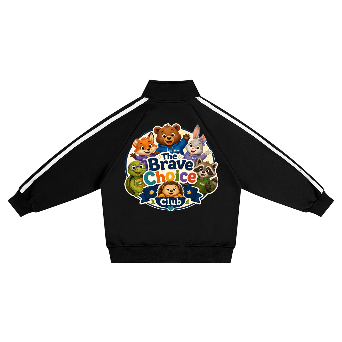 Kids’ Contrast Tape Coach Jacket
